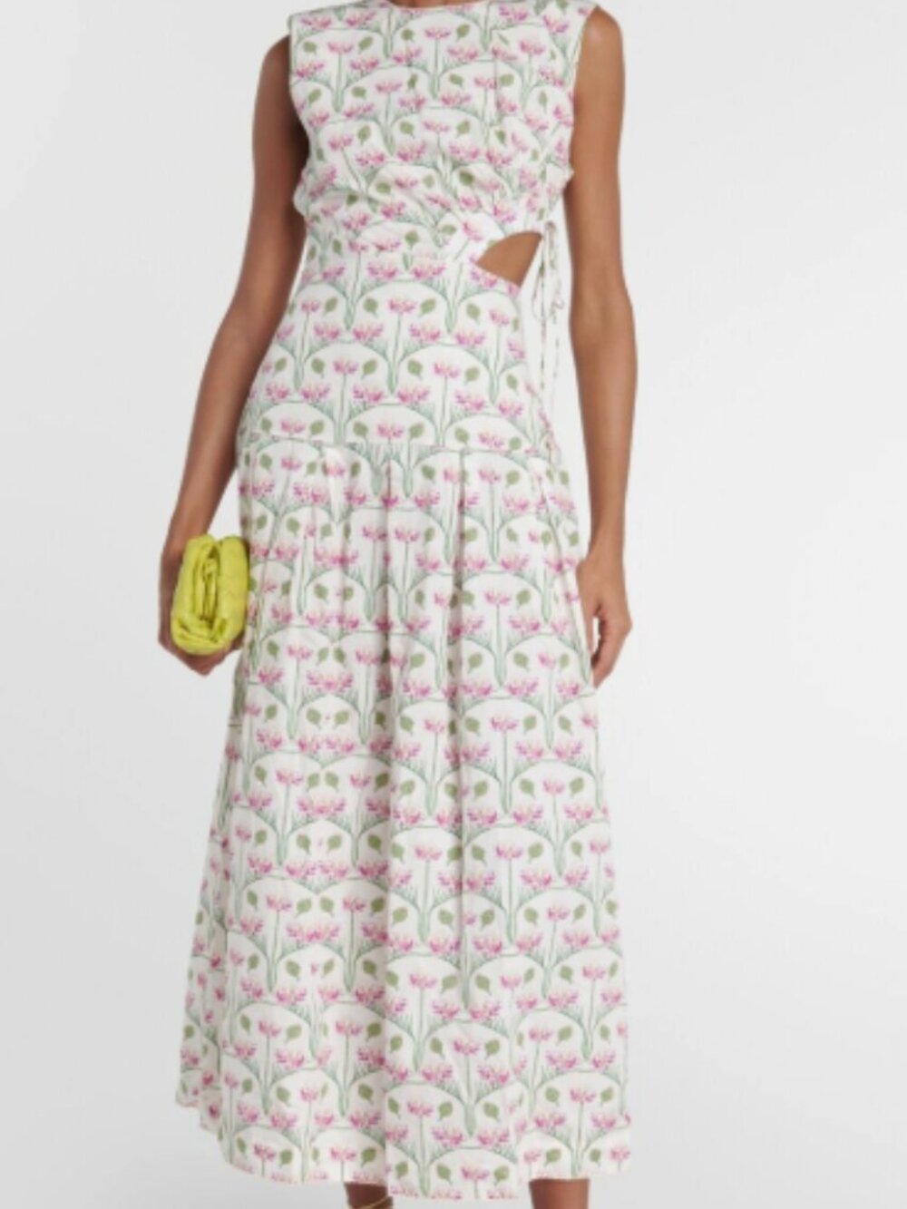 ✨ Agua by Agua Bendita "Otoño Trebol" Floral Midi Dress Size M✨